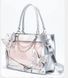 Сумка в стиле Лолита Серебряная Lolita&nbsp;Bag Silver 35x25x10 см 3026844192 фото 2