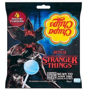 Леденцы на палочке Chupa Chups Stranger Things Upside Down 192 г 2797343216 фото