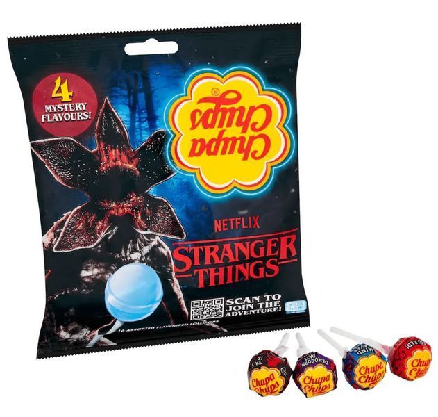 Льодяники на паличці Chupa Chups Stranger Things Upside Down 192 г 2797343216 фото