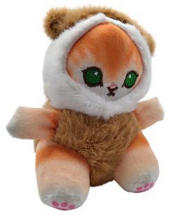 М'яка іграшка брелок Кіт у костюмі ведмедя Bear Cat 12 см CH PLCH CC 01 CH PLCH CC 01 фото
