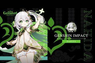 Шопер еко-сумка Геншин Нахіда Genshin Impact Nahida 33 х 37 см двосторонній 2863949257 фото