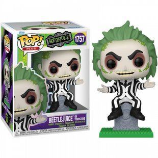 Фігурка Funko Pop Бітлджус з надгробком Beetlejuice with Tombstone 10 см FP B B 1757 FP B B 1757 фото