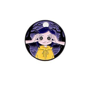 Значок пін Кораліна в Країні Кошмарів Coraline 3 см 2955021588 фото