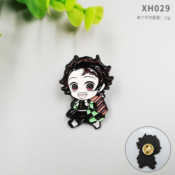 Значок Клинок рассекающий демонов Танджиро Demon Slayer Tanjiro 3,5 см P DS T 01 P DS T 01 фото