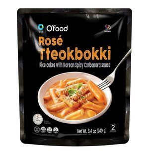 Токпоккі O&rsquo;Food Tteokbokki Ros&eacute; Spicy Carbonara sauce З соусом карбонару 290 г 2814262188 фото