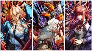 Голографічний постер 3D Людина Бензопила Chainsaw Man 30х40 см 3030677585 фото