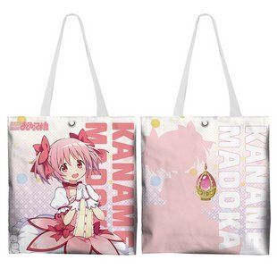 Шопер еко-сумка Дівчинка чарівниця Мадока Магіка Puella Magi Madoka Magica 33 х 37 см двосторонній 2667550065 фото