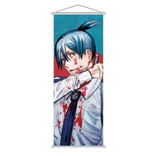 Гобелен Людина-бензопила Акі Хаякава Chainsaw Man Aki Hayakawa 70x25 см 2930723797 фото