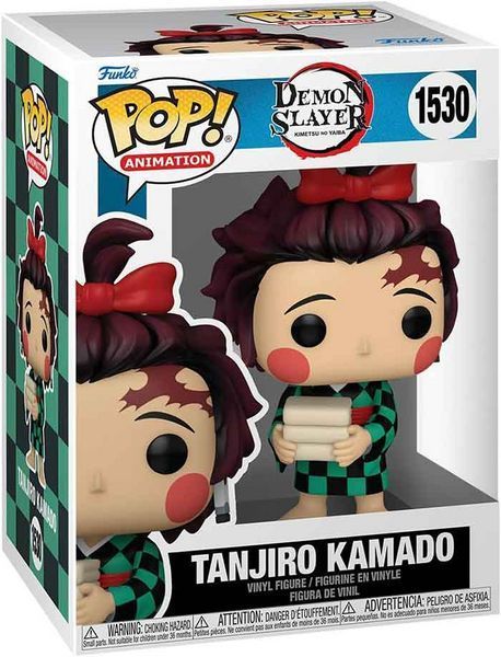 Фигурка Funko Pop Клинок рассекающий демонов Танджиро Камадо Demon Slayer Tanjiro Kamada 10 см FP DS TK 1530 FP DS TK 1530 фото