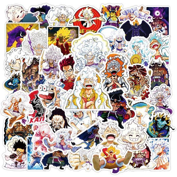 Стікерпак Набір наклейок GeekLand Луффі Ван Пис Luffy One Piece 50 штук 2401903894 фото