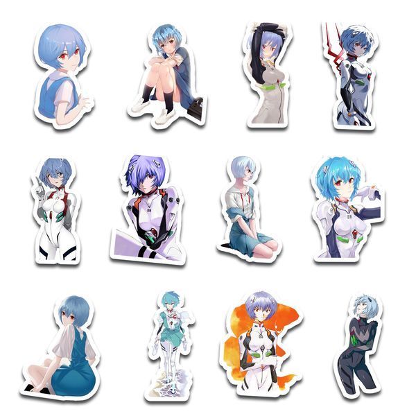 Стикерпак Набор наклеек GeekLand Евангелион Evangelion Аянами Рей Ayanami Rei 45 штук SP AR 01 SP AR 01 фото