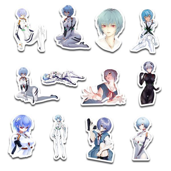 Стикерпак Набор наклеек GeekLand Евангелион Evangelion Аянами Рей Ayanami Rei 45 штук SP AR 01 SP AR 01 фото