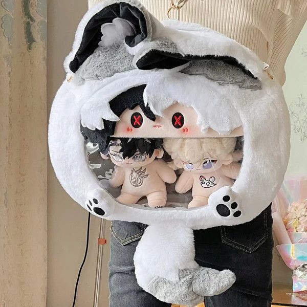 Рюкзак Геншин Імпакт Арлекіно з прозорим відсіком Genshin Impact Backpack Arlecchino 30x35 см 2709448636 фото