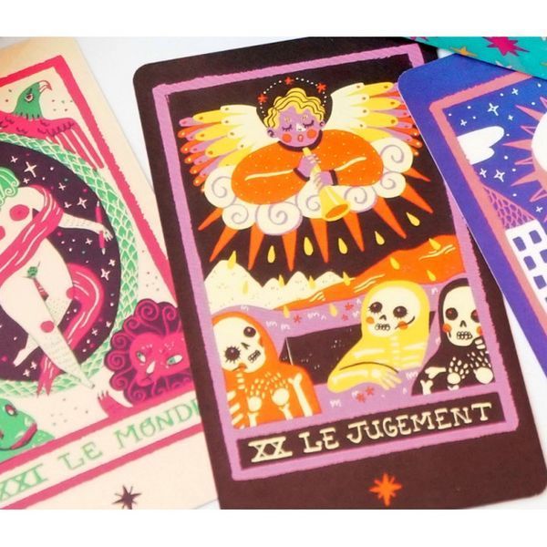 Карты Таро Tarot Deck Радужные Rainbow 78 штук в комплекте 10 см 2760239533 фото