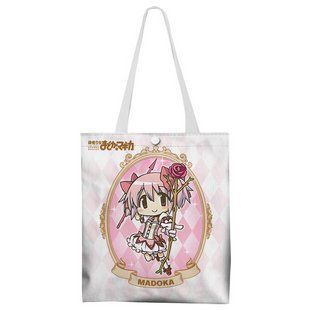 Шопер еко-сумка Дівчинка чарівниця Мадока Магіка Puella Magi Madoka Magica 33 х 37 см двосторонній 2863951220 фото