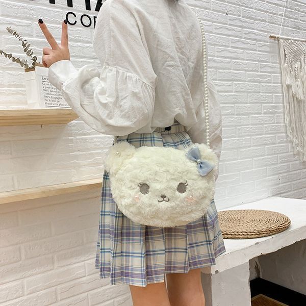 Плюшева сумка через плече Ведмедик з бантиком Teddy bear with a bow 25х19 см 2914521200 фото