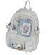 Стильний рюкзак Білий з прозорими відсіками&nbsp;Stylish Backpack White 40x29&nbsp;см 2709386011 фото 1