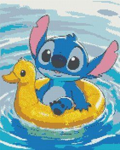 Алмазна мозаїка Ліло та Стіч Lilo & Stitch 40х50 см 3008364077 фото