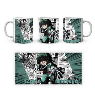 Кухоль GeekLand&nbsp;Моя геройська академія My Hero Academia Ізуку Мідорія на фоні манги MHA 02.518 MHA 02.518 фото