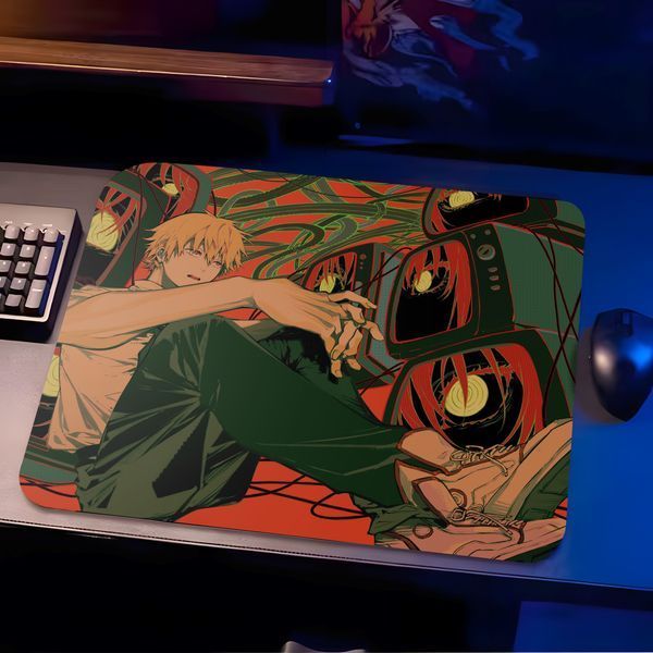 Килимок для миші GeekLand Людина Бензопила Chainsaw Man 240 x 200 x 2 мм MP CM 08 MP CM 08 фото