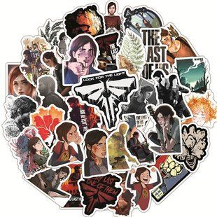Стікерпак Набір наклейок GeekLand Останні з нас The Last of Us 50 штук 2423497756 фото