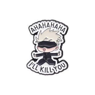 Значок Магічна битва Сатору Годжо Jujutsu Kaisen Satoru Gojo 3 см CH P JK GS 3 CH P JK GS 3 фото