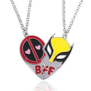 Парні кулони Дедпул і Росомаха Deadpool & Wolverine 5 см CH DDW 222 CH DDW 222 фото