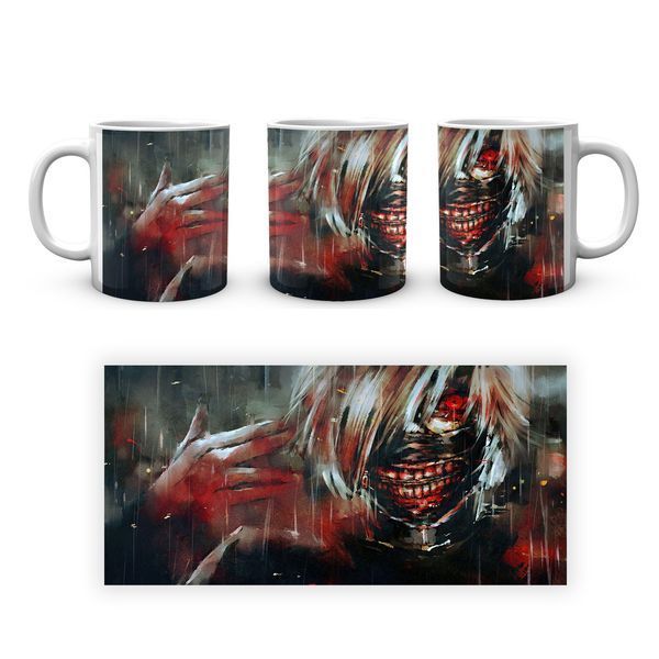 Кружка Geek Land белая Tokyo Ghoul Токийский гуль темный силует TG.02.038 TG.02.038 фото