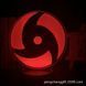 Акриловый 3D Светильник RGB Наруто Шаринган Naruto Sharingan 15 см 2929401858 фото 1