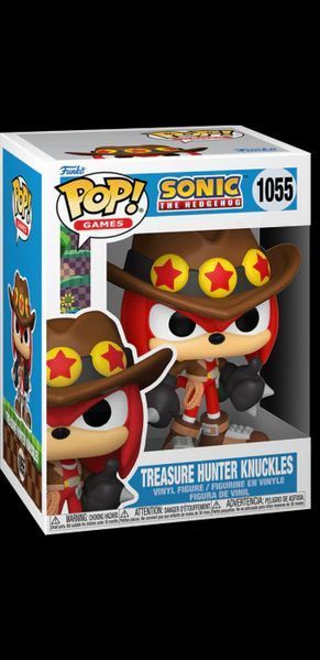 Фігурка Funko Pop Фанко Поп Sonic the Hedgehog Їжак Сонік Treasure Hunter Knuckles Мисливець за скарбами Наклз FP SH THK 1055 фото