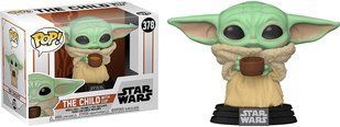 Фигурка Funko Pop Фанко Поп Мандалорец The Child with Cup Малыш Йода с чашкой 10 см&nbsp;SW BY 378 SW BY 378 фото