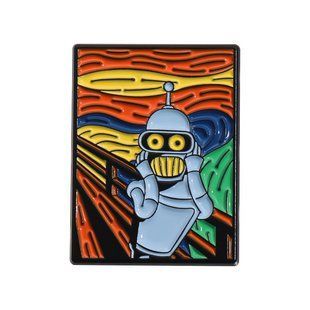 Значок Футурама Бендер Крик Futurama Bender Scream 3 см CH P F BS 3 CH P F BS 3 фото