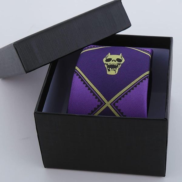 Галстук Невероятные приключения ДжоДжо Йошикаге Кира JoJo's Bizarre Adventure Yoshikage Kira 145 см 3028185073 фото