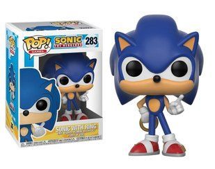 Фигурка Funko Pop Фанко Поп Ёж Соник с кольцом Games Sonic The Hedgehog&nbsp;Sonic with Ring игра Соник Супер-ёжик SH 283 фото