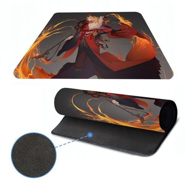 Килимок для миші GeekLand Клинок, який знищує демонів Demon slayer 240 x 200 x 2 мм MP DS 12 MP DS 12 фото