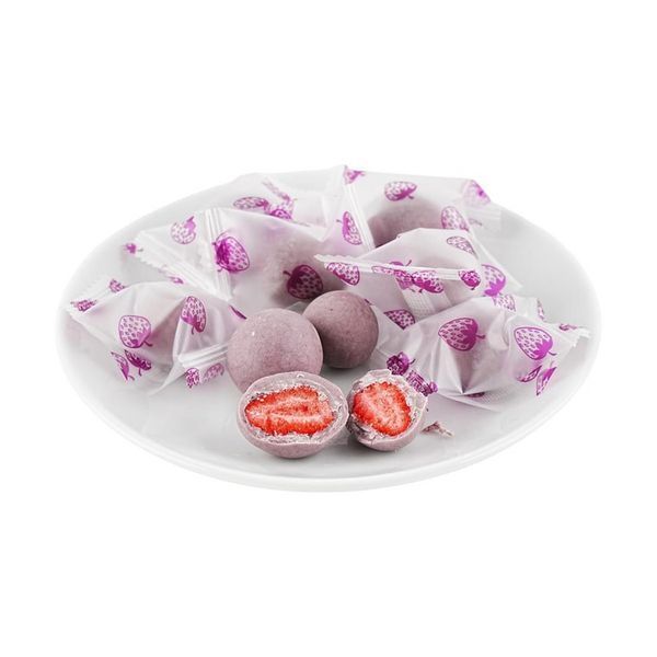 Сублимированная клубника Tonys в глазури из шоколада со вкусом Розы Whole Strawberry with Chocolate Flavor 60 г 01.11.2026 фото