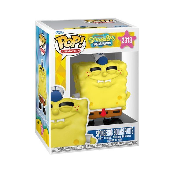 Фигурка Funko Pop Фанко Поп Губка Боб Квадратные Штаны SpongeBob SquarePants Grinning 10 см 2313 FP SBSQ SB 2313 фото