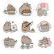 Стікерпак Набір наклейок GeekLand Пушин Pusheen 45 штук SP P 01 SP P 01 фото 2