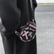 Сумка через плечо виде Сердца с Крестами прозрачная чёрная 20 х 17 х 5 см 2701844447 фото 3