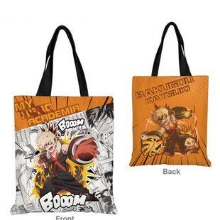 Шопер еко-сумка Моя геройська академія Кацуки Бакуго My Hero Academia Katsuki Bakugou 33 х 37 см двосторонній 2912996089 фото