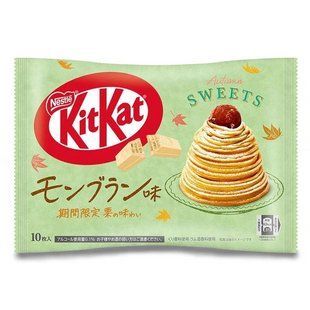 Упаковка шоколадних міні батончиків KitKat зі смаком каштану 116 г 2843121362 фото