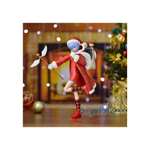 Фигурка Sega Евангелион Рей Аянами Evangelion Rei Ayanami Christmas Figure 19 см S E RA C 19 S E RA C 19 фото