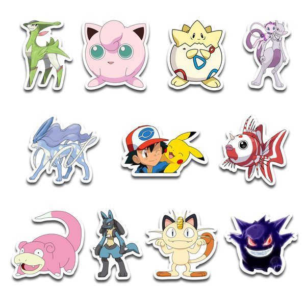 Стікерпак Набір наклейок GeekLand Покемони Pokemon 45 штук SP PK 01 SP PK 01 фото