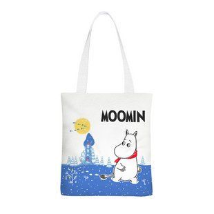 Шопер еко-сумка Мумі-троль Moomin 38x35 см двосторонній 2933997286 фото