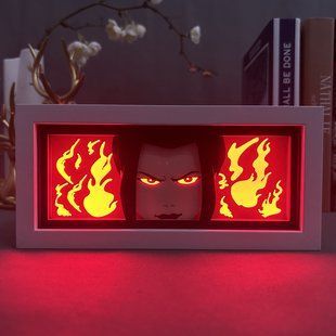 Світильник багатошаровий нічник 3D з ефектом аніме Аватар: Легенда про Аанга Азула Avatar: The Last Airbender Azula на пульті 2915326412 фото