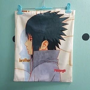 Шоппер эко-сумка Наруто и Саске Naruto Sasuke Uchiha 36 х 33 см двухсторонний 2912204084 фото