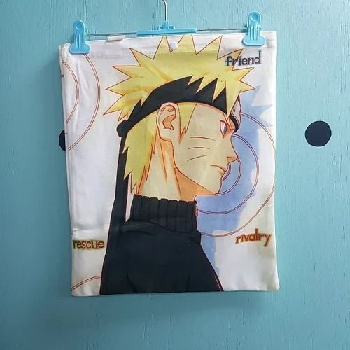 Шоппер эко-сумка Наруто и Саске Naruto Sasuke Uchiha 36 х 33 см двухсторонний 2912204084 фото
