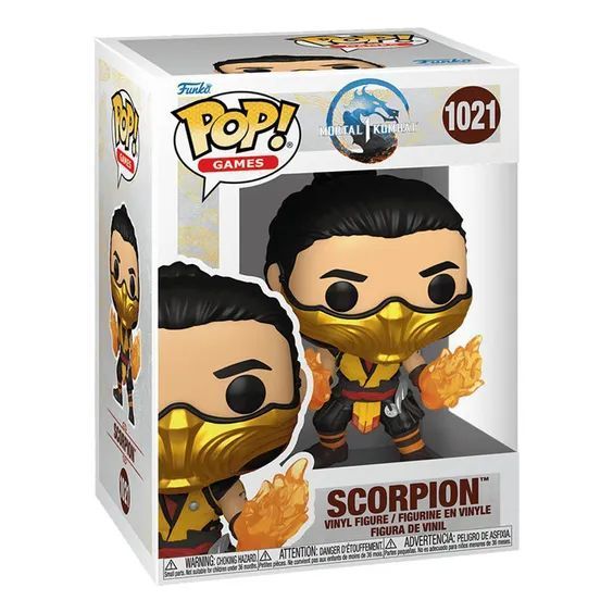 Фигурка Funko Pop Мортал Комбат Скорпион Mortal Kombat Scorpion 10 см MK S 1021 MK S 1021 фото