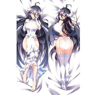 Наволочка для дакімакури Оверлорд Альбедо Overlord Albedo 150 х 50 см 2888245163 фото