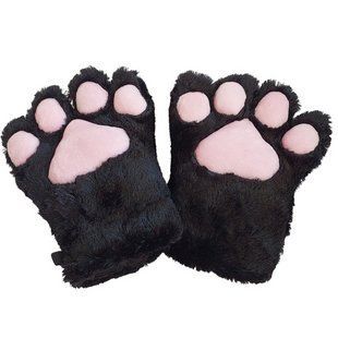 Косплей Перчатки Лапы Кошки Чёрные Cosplay Cat Paws Gloves Black P CCPGB P CCPGB фото